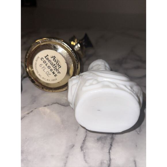 VTG SET AVON After Shave Cologne Bottle Majestic Elephant Phone Roman Leather - Picture 8 of 9